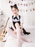 SSA silk club NO.025 qiqi sweet breeze maid white stockings(20)
